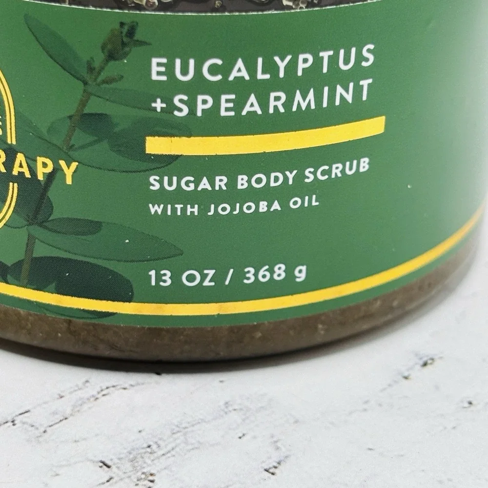 Bath & Body Works Aromatherapy Eucalyptus Spearmint Sugar Body Scrub 13oz
